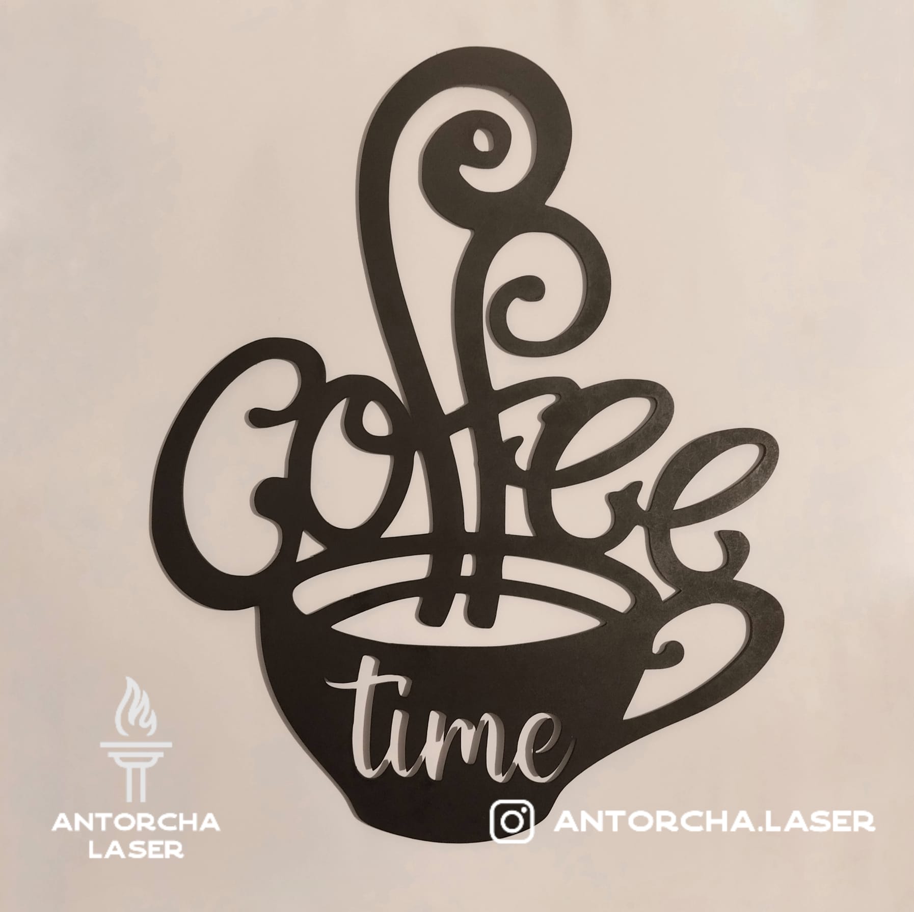 Cuadro decorativo de Café en mdf